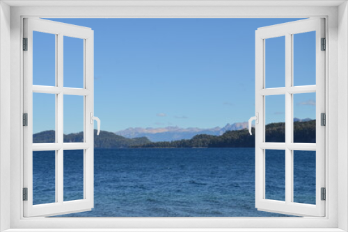 Fototapeta Naklejka Na Ścianę Okno 3D - lake in villa la angostura, patagonia