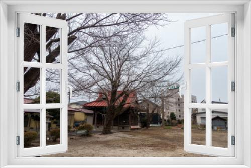 Fototapeta Naklejka Na Ścianę Okno 3D - 須賀川市の風景