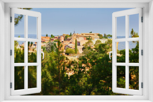 Fototapeta Naklejka Na Ścianę Okno 3D - Scenic view of Roussillon, Provence, France