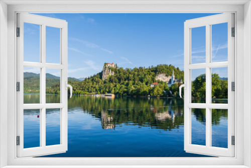 Fototapeta Naklejka Na Ścianę Okno 3D - Lake Bled In Slovenia