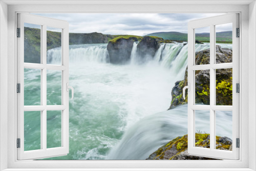 Fototapeta Naklejka Na Ścianę Okno 3D - Godafoss