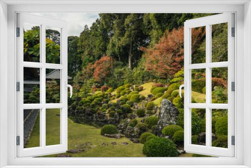 Fototapeta Naklejka Na Ścianę Okno 3D - 龍潭寺の日本庭園