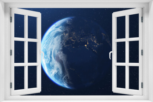 Fototapeta Naklejka Na Ścianę Okno 3D - Beautiful shot of planet earth from space