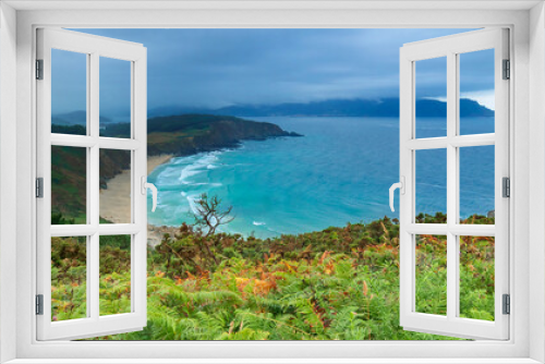 Fototapeta Naklejka Na Ścianę Okno 3D - Seascape from Peña Furada Viewpoint, Ortigueira, A Coruña, Galicia, Spain, Europe