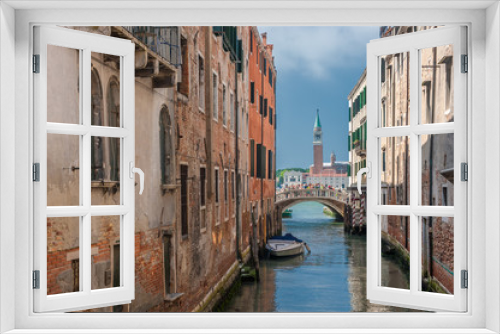 Fototapeta Naklejka Na Ścianę Okno 3D - Canals of Venice, Italy
