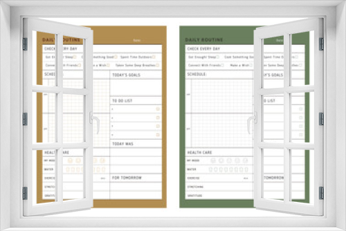 (winter) Daily Rountine planner. 