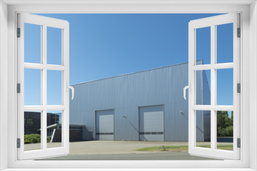 Fototapeta Naklejka Na Ścianę Okno 3D - large warehouse
