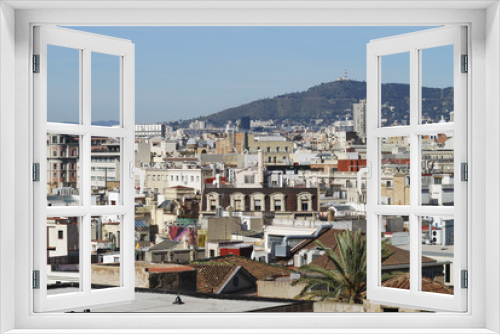 Fototapeta Naklejka Na Ścianę Okno 3D - Cityscape of Barcelona. Spain