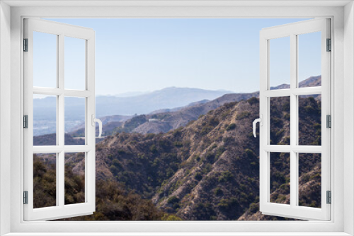 Fototapeta Naklejka Na Ścianę Okno 3D - Looking Over Los Angeles