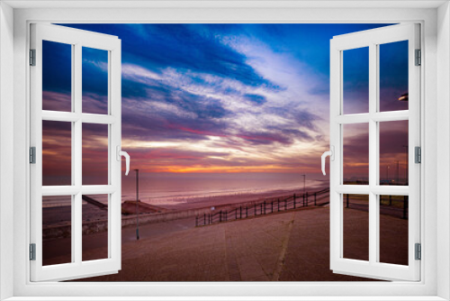 Fototapeta Naklejka Na Ścianę Okno 3D - Seaton Carew beach, Hartlepool, North east England, UK