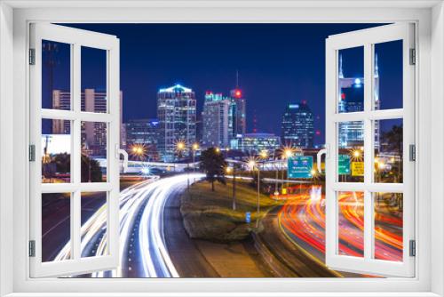 Fototapeta Naklejka Na Ścianę Okno 3D - Downtown Nashville
