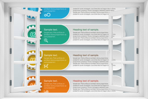 Infographics Web Banner & Label Design