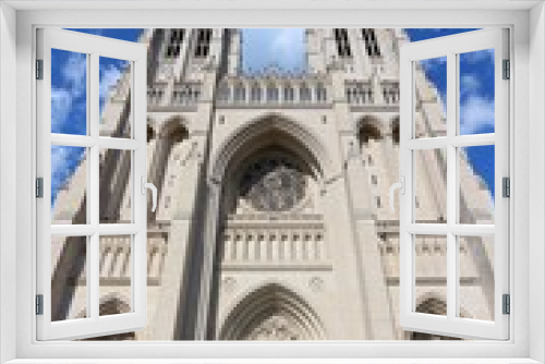 Fototapeta Naklejka Na Ścianę Okno 3D - Washington DC - National Cathedral