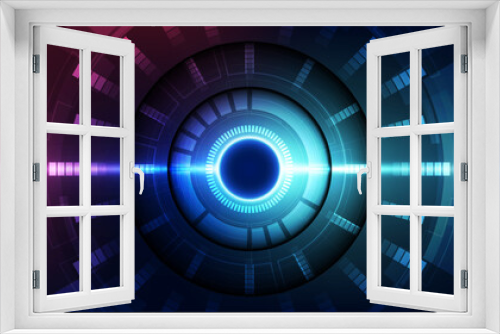 Abstract technology background. Futuristic interface. Graphic concept for your design
