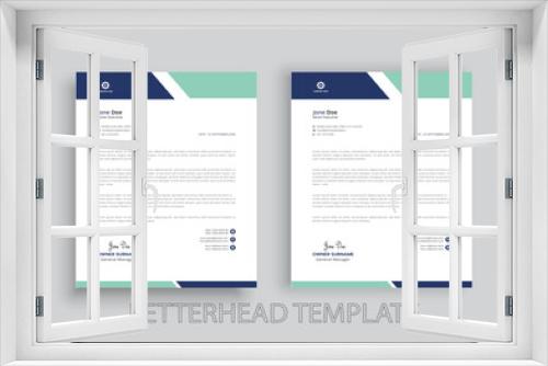 Modern Creative & Clean business style letterhead design of your corporate project for print with vector & illustration.  