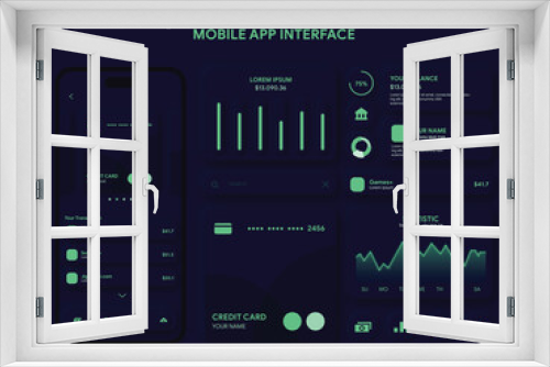 neumorphic mobile user interface kit template