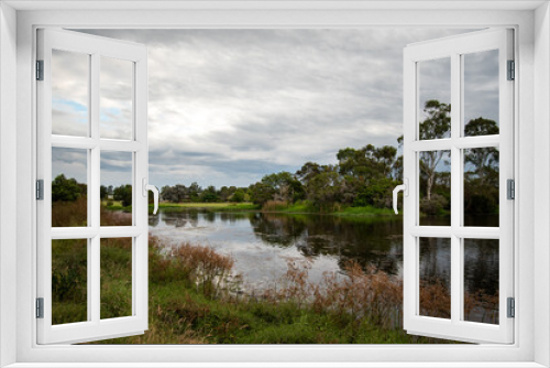 Fototapeta Naklejka Na Ścianę Okno 3D - Wetland in the Australian outback