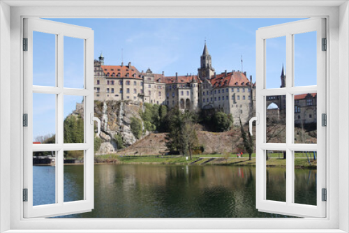 Fototapeta Naklejka Na Ścianę Okno 3D - Panorama of Sigmaringen castle, Baden Wuerttemberg, Germany