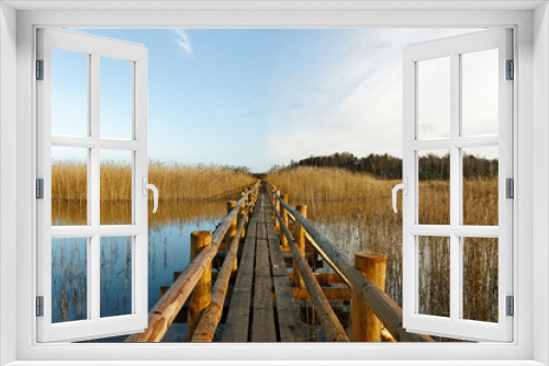 Fototapeta Naklejka Na Ścianę Okno 3D - View to the lake.