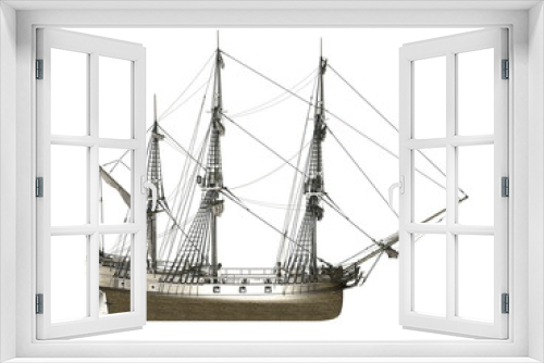 Fototapeta Naklejka Na Ścianę Okno 3D - 帆船