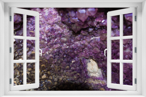 Fototapeta Naklejka Na Ścianę Okno 3D - amethyst stone background
