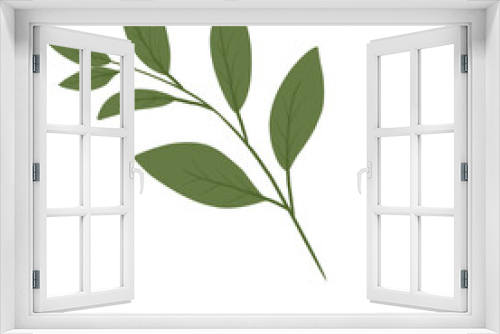 Fototapeta Naklejka Na Ścianę Okno 3D - Leaves Illustration 