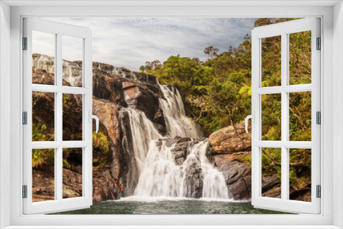 Fototapeta Naklejka Na Ścianę Okno 3D - Bakers Falls In Horton Plains, Sri Lanka