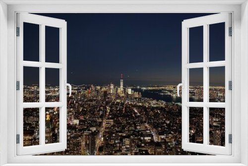 Fototapeta Naklejka Na Ścianę Okno 3D - New York City, USA