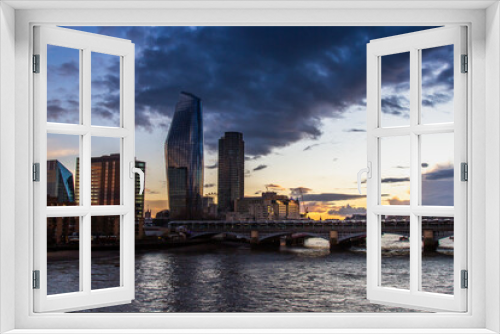 Fototapeta Naklejka Na Ścianę Okno 3D - Panorama, city view, One Blackfriars