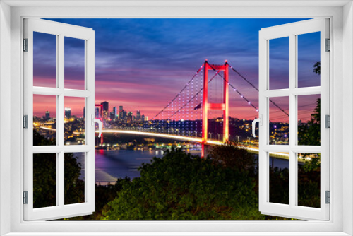 Fototapeta Naklejka Na Ścianę Okno 3D - Bosporus Bridge 