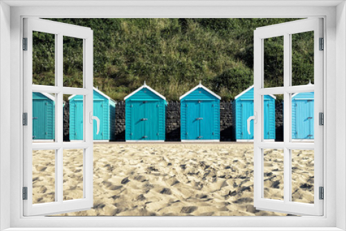 Fototapeta Naklejka Na Ścianę Okno 3D - Bournemouth Beach Huts