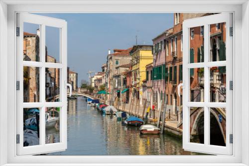 Fototapeta Naklejka Na Ścianę Okno 3D - Picture of Venice in spring, Italy.