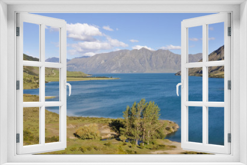 Fototapeta Naklejka Na Ścianę Okno 3D - Lake Hawea, Wanaka, New Zealand