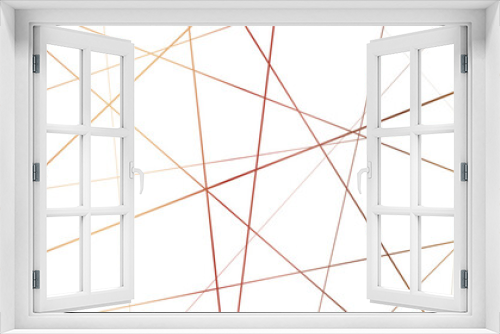 Fototapeta Naklejka Na Ścianę Okno 3D - A colorful Abstract geometric wave lines with many squares and triangles shape background.