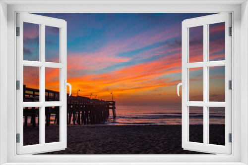 Fototapeta Naklejka Na Ścianę Okno 3D - Sunrise at Virginia Beach