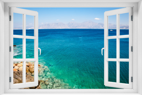 Fototapeta Naklejka Na Ścianę Okno 3D - Вид на море