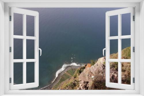 Fototapeta Naklejka Na Ścianę Okno 3D - View from the cliffs Cabo Girao on Madeira
