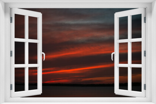 Fototapeta Naklejka Na Ścianę Okno 3D - Dramatic Atlantic Sunset