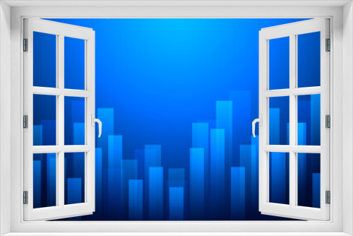 Abstract graph chart of stock market trade background.