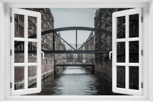 Fototapeta Naklejka Na Ścianę Okno 3D - Hafencity