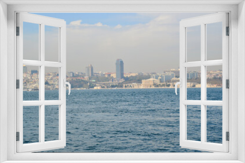 Fototapeta Naklejka Na Ścianę Okno 3D - Istanbul Bosphorus and Life