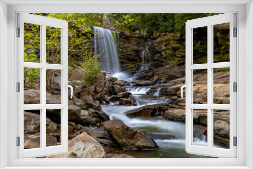 Fototapeta Naklejka Na Ścianę Okno 3D - Waterfall in the New River Gorge