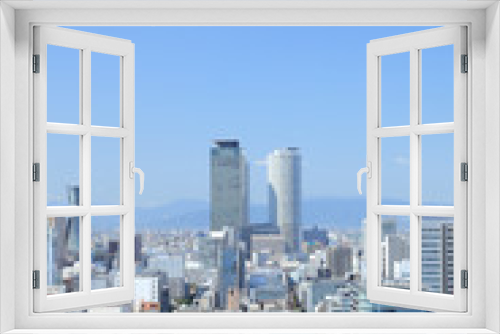 Fototapeta Naklejka Na Ścianę Okno 3D - 名古屋の眺め
