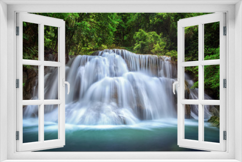 Fototapeta Naklejka Na Ścianę Okno 3D - Huay mae Ka Min waterfall