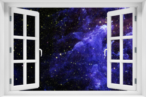 Fototapeta Naklejka Na Ścianę Okno 3D - night sky and stars. Panorama view universe space shot of milky way galaxy with stars on a night sky background. Elements of this Image Furnished by NASA