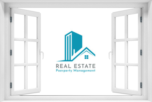 Real Estate Agency logo template, Real Estate logo vector design.