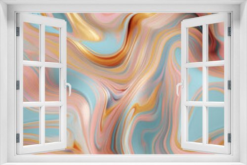 Liquid drops pattern background in vivid pastel tone color. Created with generative AI tools
