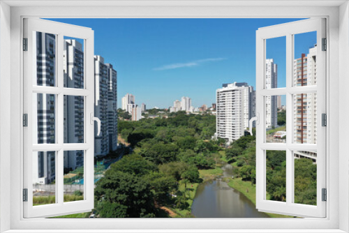 Beautiful view of Cascavel park in May, 2023. Goiania, Goias, Brazil 