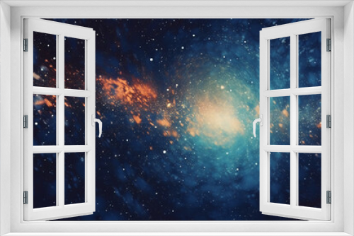 Space Nebula Galaxy Background Generative ai