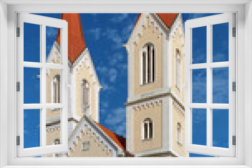 Fototapeta Naklejka Na Ścianę Okno 3D - Church of St. John of Nepomuk in Plzen, Czech Republic
